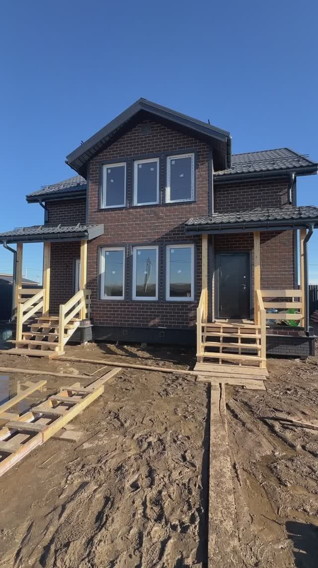 Обзор каркасного дома Гоголь 7.5x9 на четыре спальни