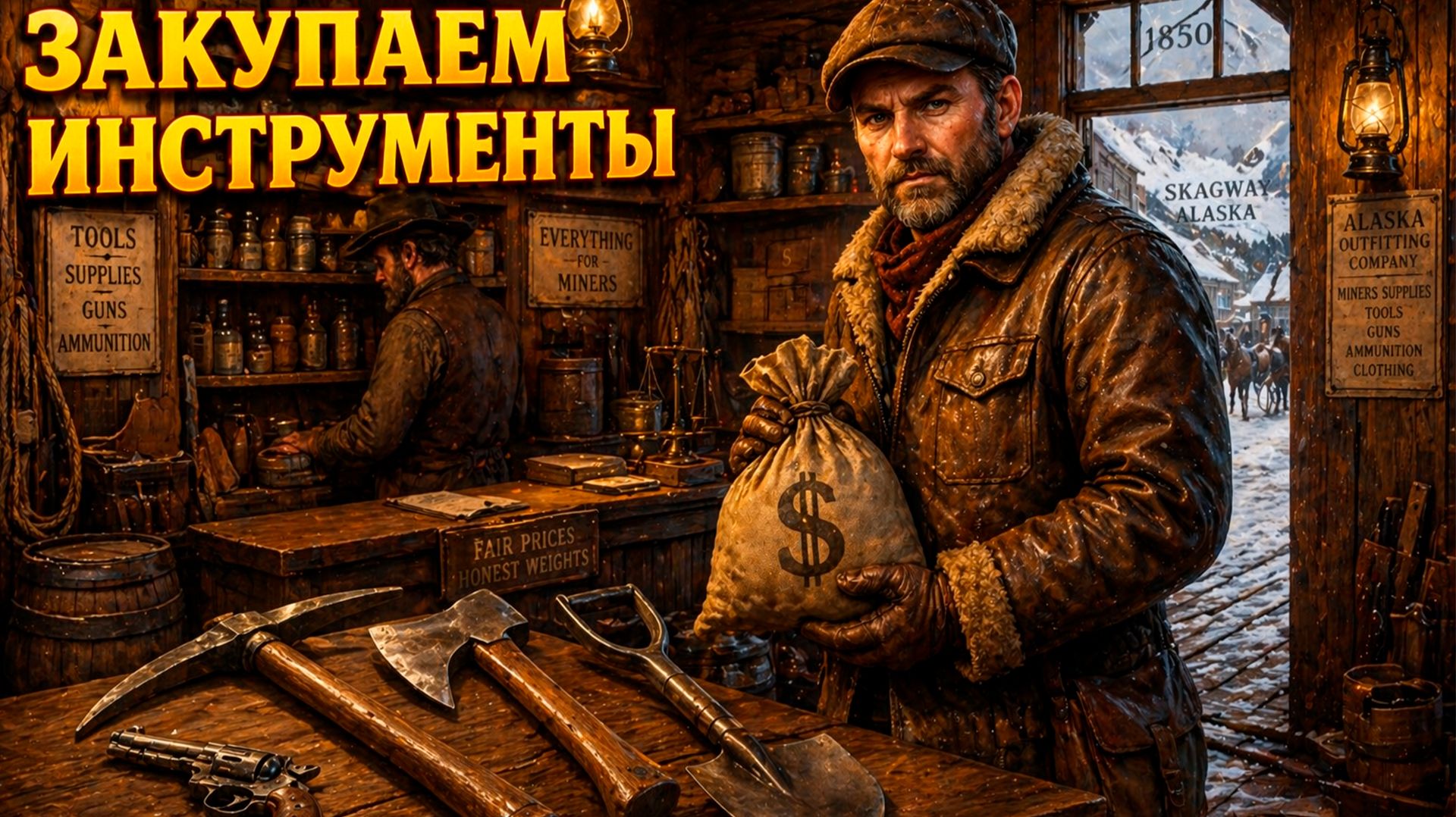 Закупка необходимого снаряжения  Alaska Gold Fever 5