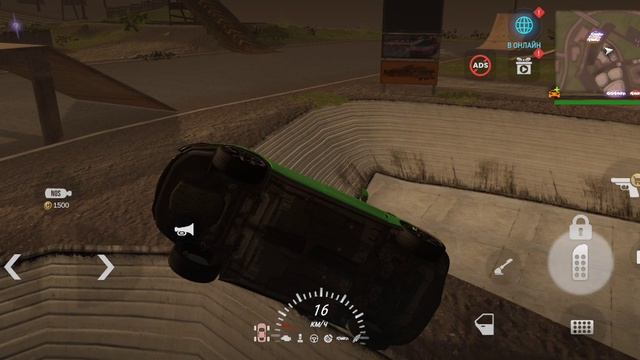 Краш-тест ТЕСЛЫ НА ТРАМПЛИНАХ в MadOut 2!