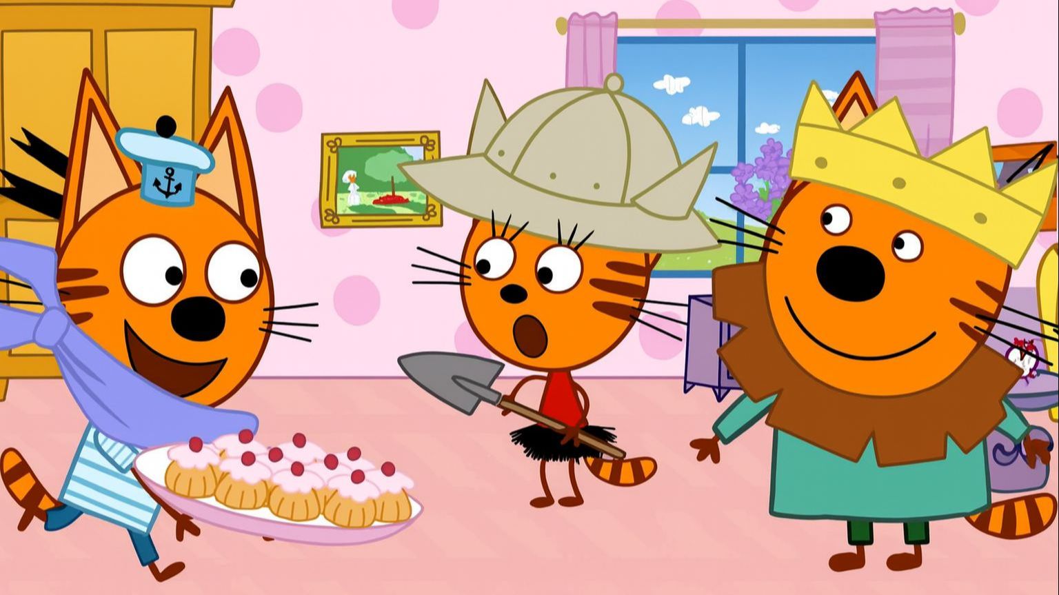 Три Кота  Мультфильм для Детей  Новые Приключения  Три Кота Мультик Смотреть  Развивающая Игра