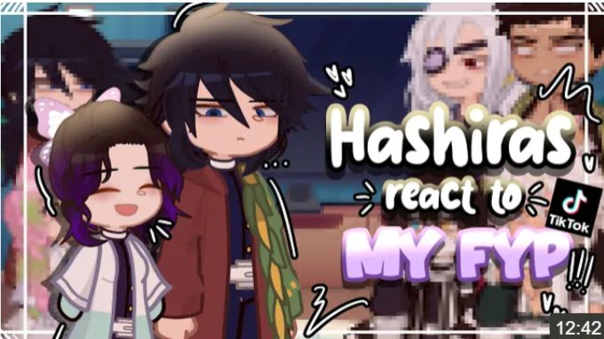 Hashiras React To My Fyp Kny Ds Lazy  Cringe ! Speed At 2X!