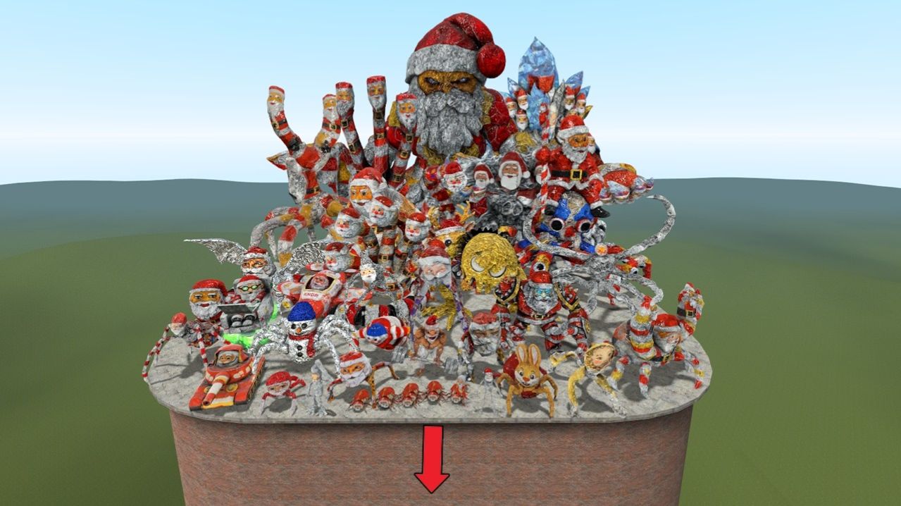 Спартанское выбивание Гу Гу Га Га с высокой башни  Garrys Mod