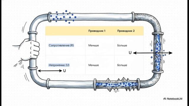 Физика 8 класс параграф 44 Последовательное соединение проводников