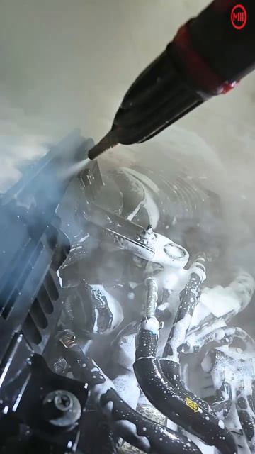 Мойка М3. Мойка двигателя паром