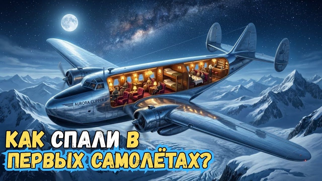 Как летали наши дедушки Быт сервис и сон в самолетах 30-х История на ночь