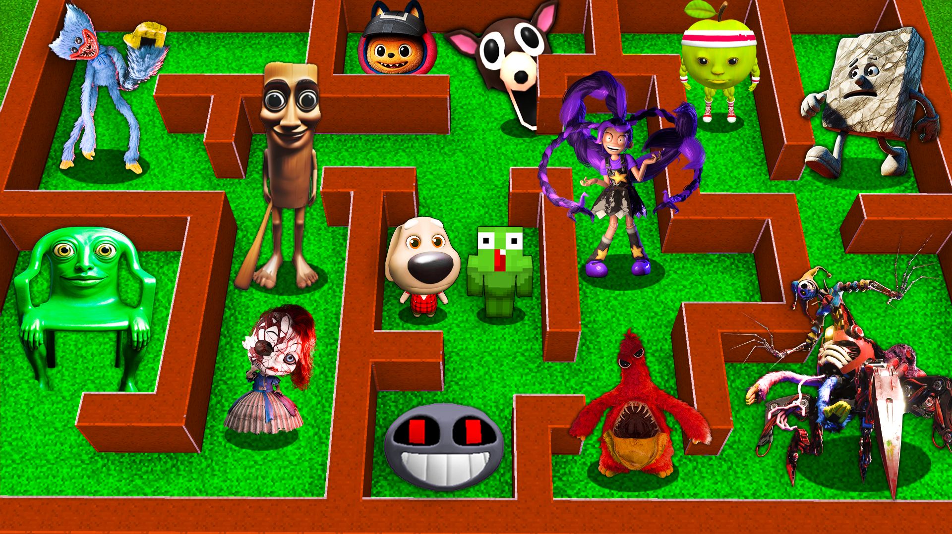 НУБ В СЕКРЕТНОМ ЛАБИРИНТЕ С ИТАЛЬЯНСКИЕ БРЕЙНРОТ ЖИВОТНЫЕ МЕМЫ в МАЙНКРАФТ МУЛЬТИК АНИМАЦИЯ