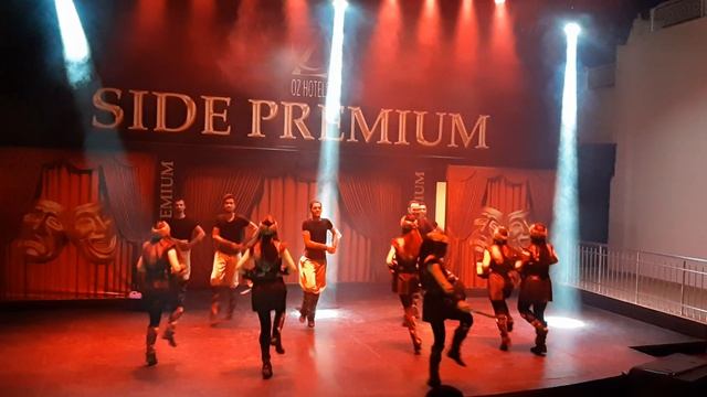 Анимация в отеле Oz Hotels Side Premium 5. Отдых в Турции. Отели Сиде. Путешествия.