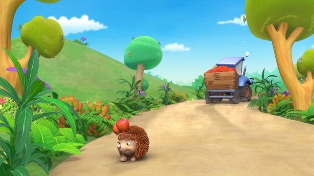 Blauer Traktor  Tiere Für Kleinkinder  HeyKids Kinderlieder TV