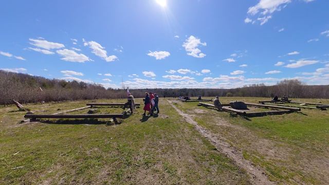 Заехал на моноколесе на языческое капище