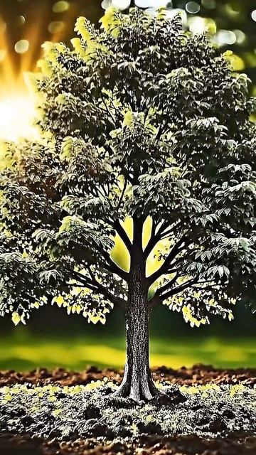 Рост дерева за год Таймлапс... по версии ИИ