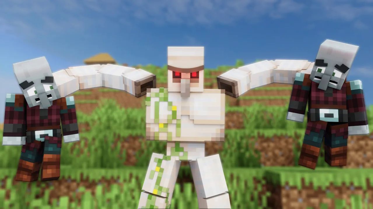 Судный день для разбойников: ярость голема Майнкрафт