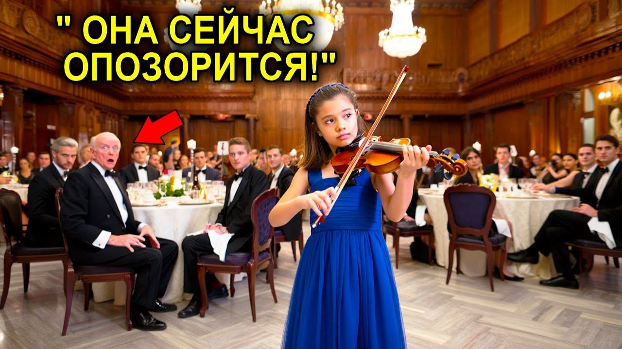 Гендиректор В Насмешку Предложил Дочери Официантки Сыграть На Скрипке Но Её Игра Ошеломила Всех!