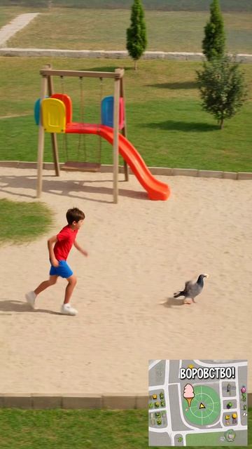 МИНИ GTA: ГОЛУБЬ УКРАЛ МОРОЖЕНОЕ?!  Shorts