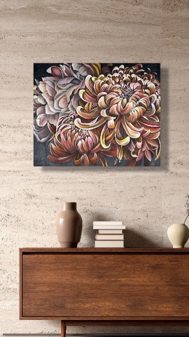 Хризантема. Масло