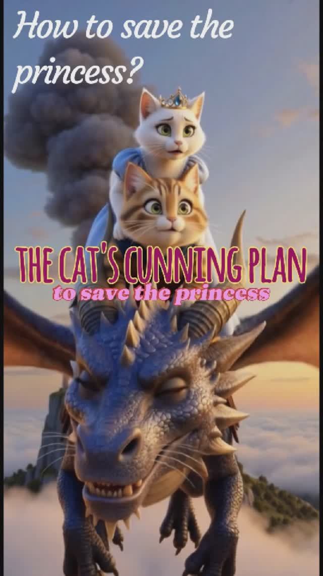А это разве считается что котенок спас принцессу ???