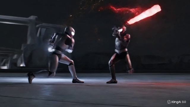 Джитаи сражаются на лазерных мечах