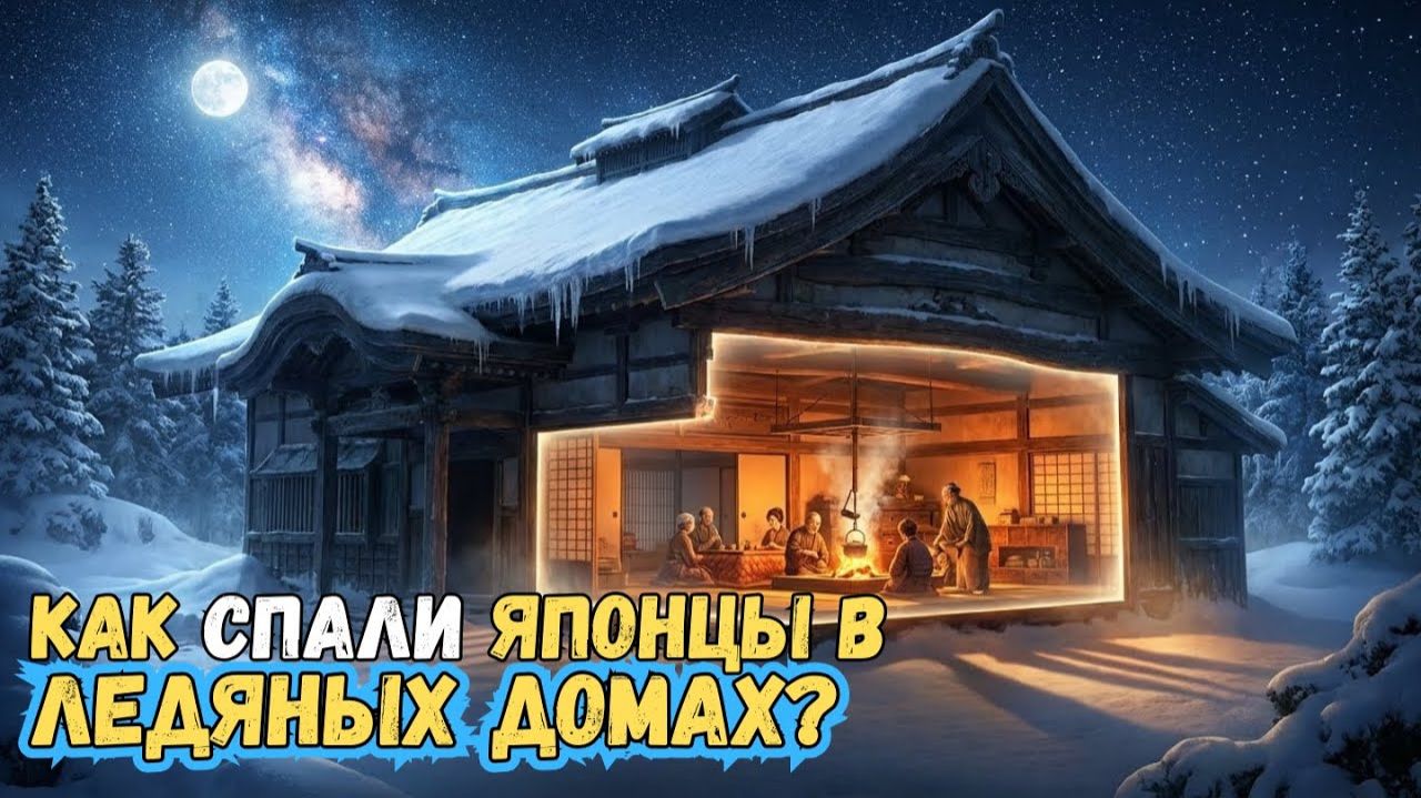 Зима в бумажном Японском доме Лекция для сна