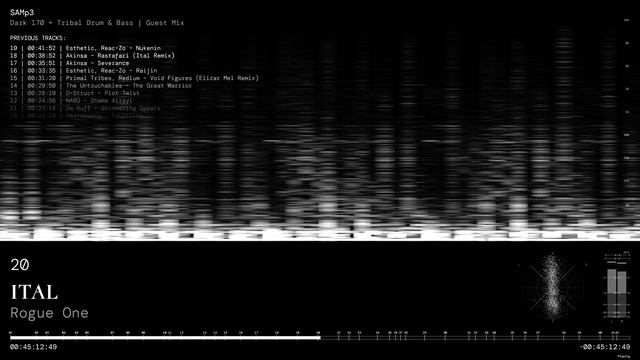 SAMp3 - Dark 170  Tribal Drum  Bass Guest Mix