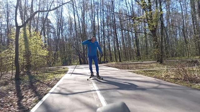 Лыжероллерная тренировка 25.04.26 ч.1