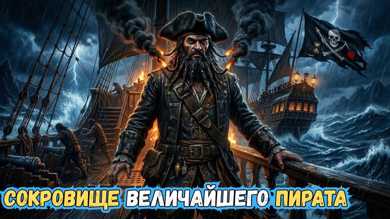 Клад Чёрной Бороды Как обмануть весь мир и уйти на пенсию легендойЛекция для сна