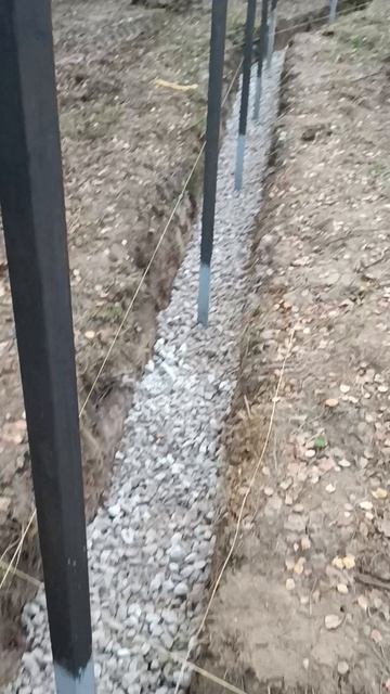 подушка под ленту под забор