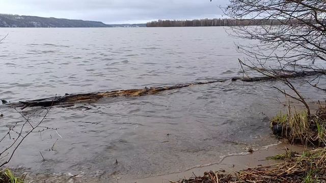 релакс. голос Волги. шум прибоя. волна