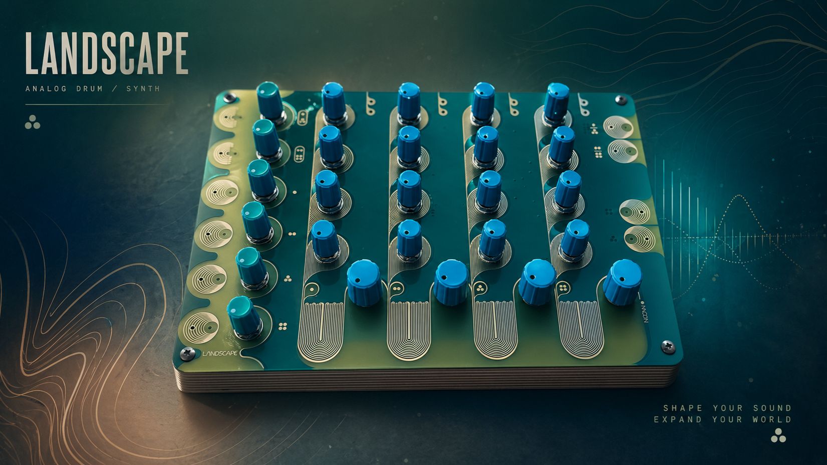 Landscape Moon: Passive Analog DrumSynth