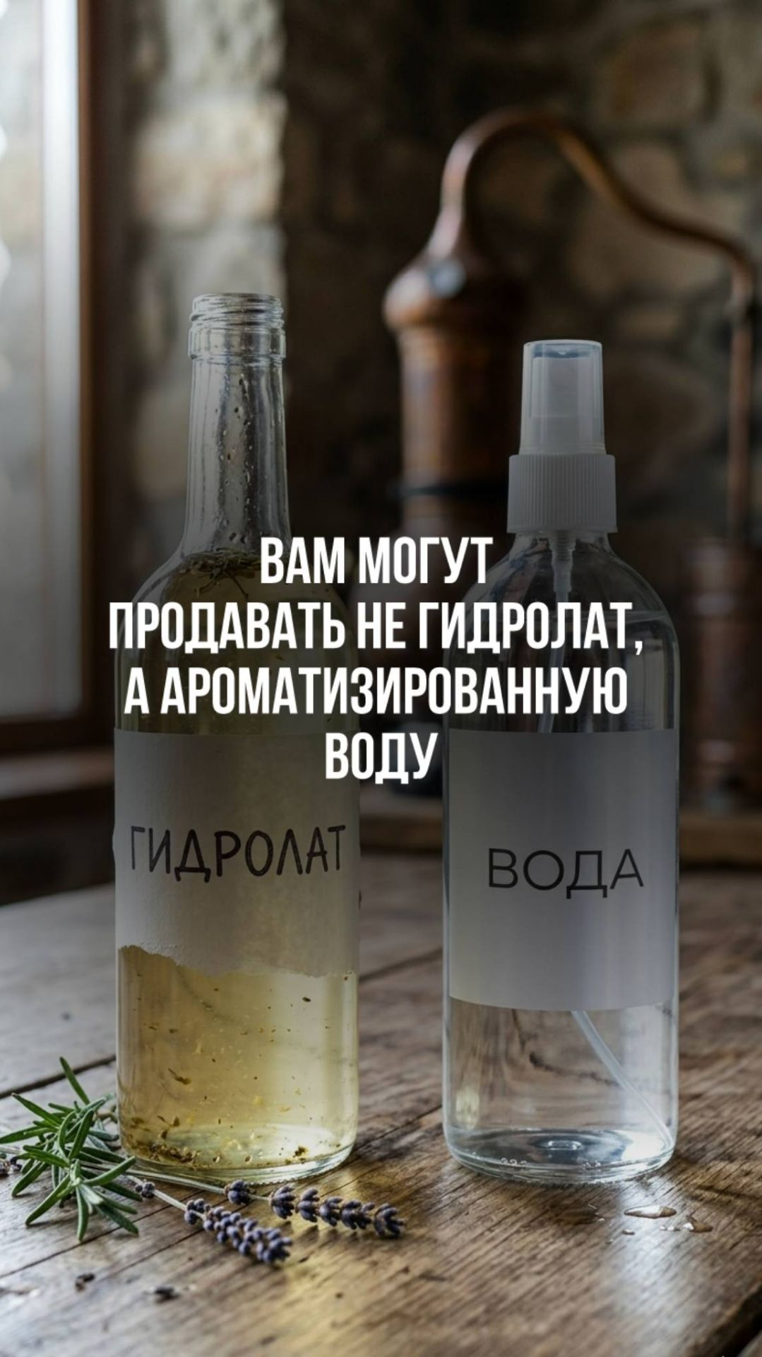 Вам могут продавать не гидролат а ароматизированную воду. Др.Ульвия Голденбрук гидролаты гидролат