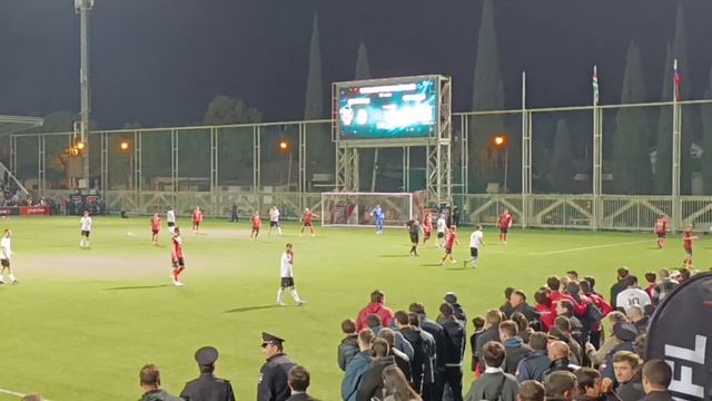 Открытие МФЛ-7 в Сухуме. Игра ФК Апсны и ФК  Амкал