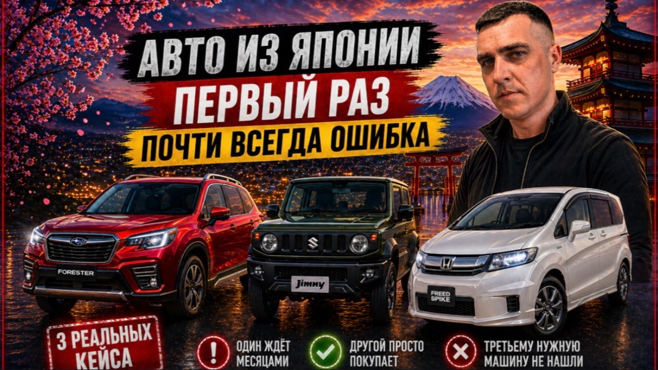 Авто из Японии первыи раз самая дорогая ошибка