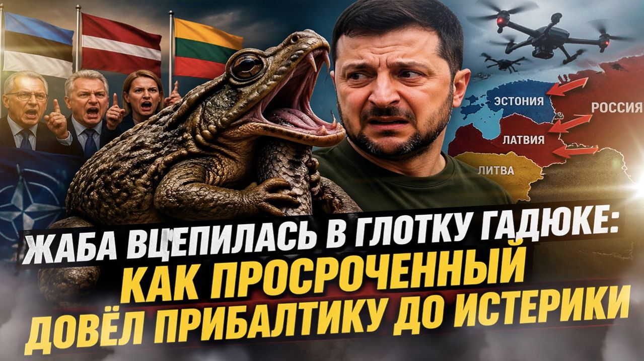 Просроченный перегнул палку: Прибалты обделались от страха и набросились на Зеленского