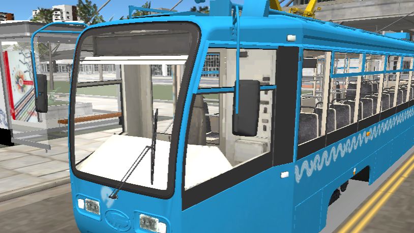 Я катаюсь на трамвае в Яндексе Игры и Водитель Трамвай Симулятор 3Д