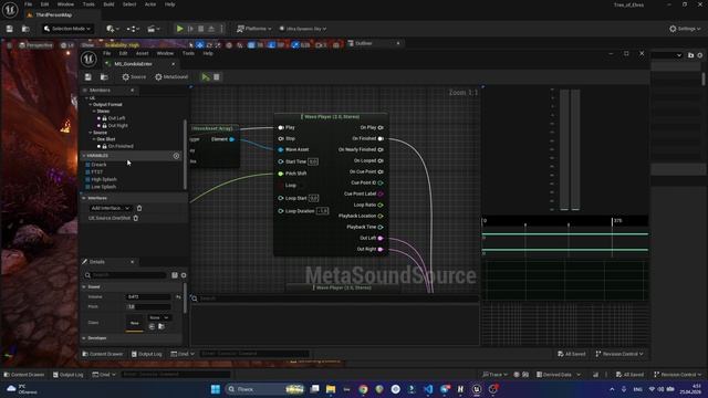 UE5 MetaSound Ambience Sound Design