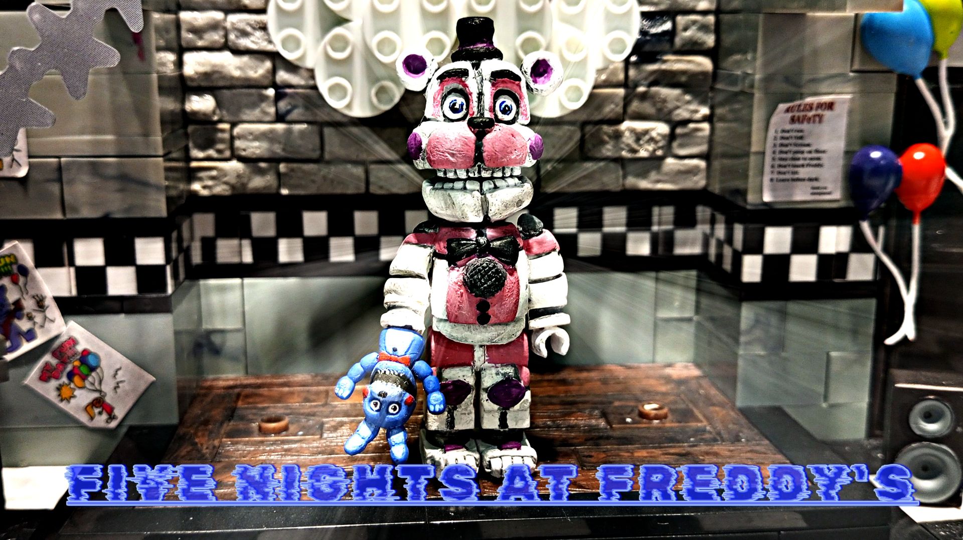 LEGO FNAF FUNTIME FREDDY  Кастом