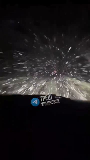  Снег идет на трассе в сторону Кузоватово. Видимость плохая будьте осторожнее.