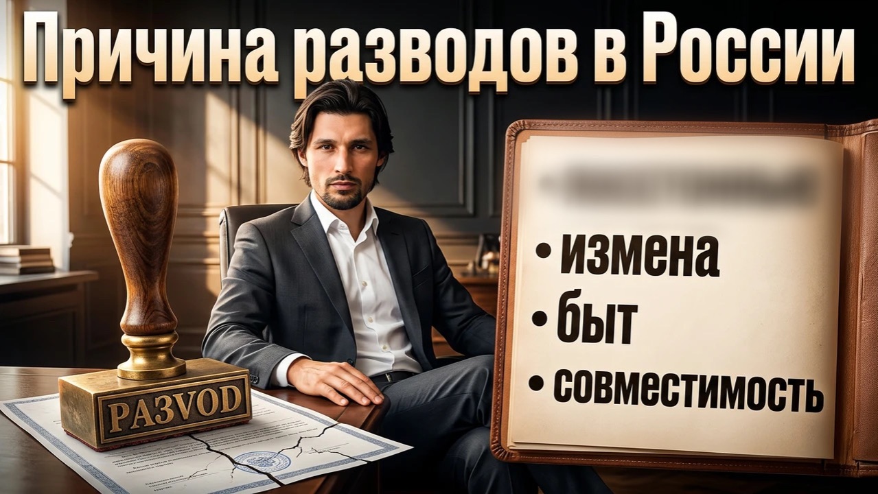 Причины разводов вовсе не те что мы слышим