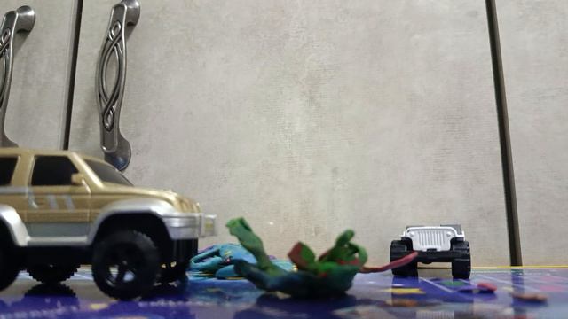 Черепашки ниндзя пластилновая анимация 1 сезон 18 серия Таракан-Терминатор