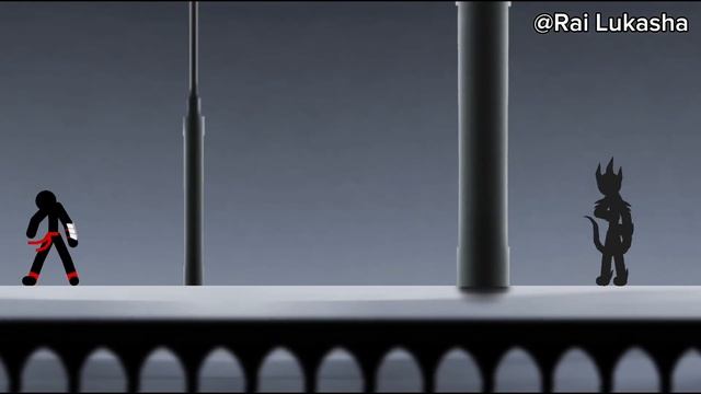 Анимация комбо-боя Рай и Дзен против Армагона-крупье - Узлы на палочках