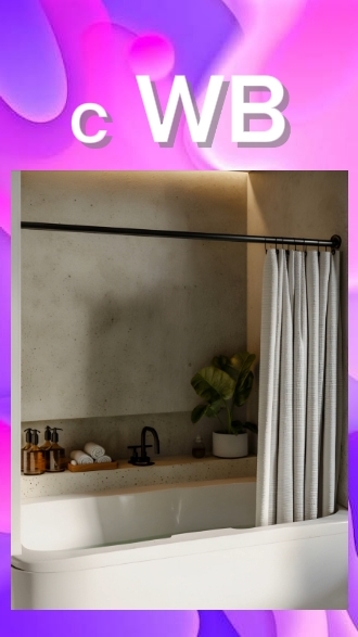 Крутой карниз для ванной с ВБ.