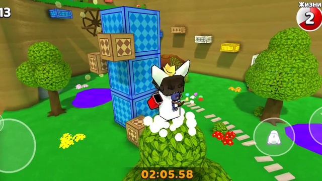 Ржака! Жёлтый фенек отакует! Паркурю пока не наступлю на землю.