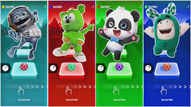 КРЕЙЗИ ФРОГ против ГАММИ БЕР и Блуи: Мега БАТТЛ под музыку Коффин Дэнс! 