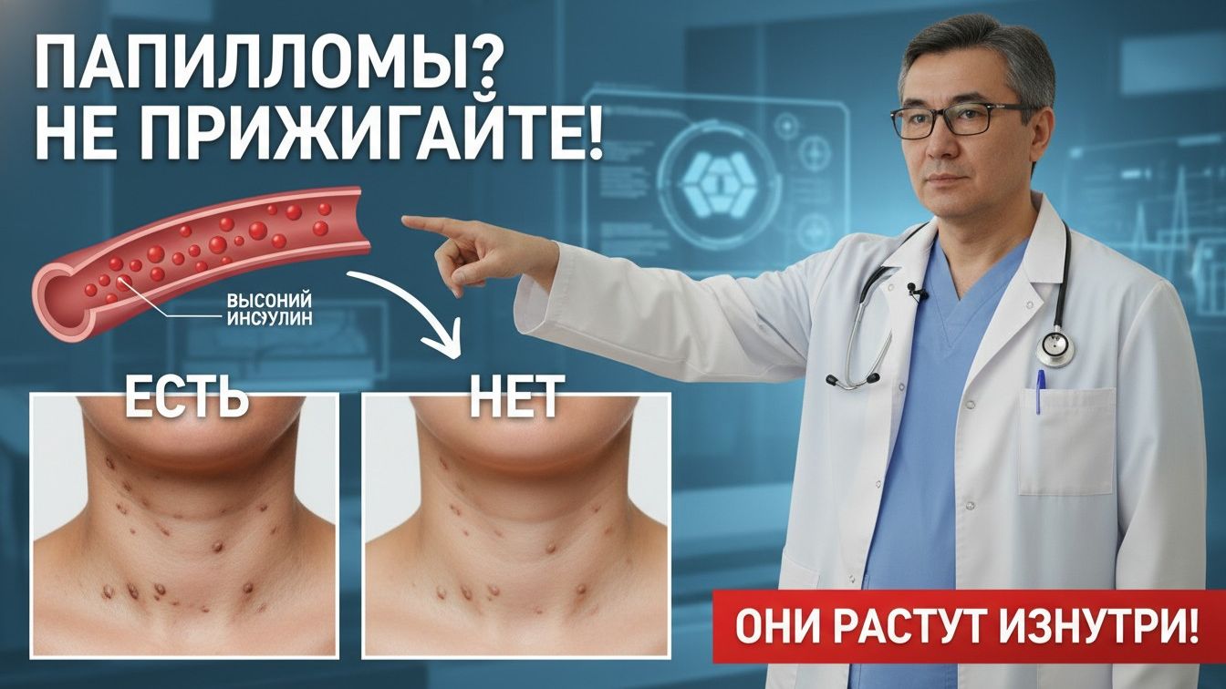 Папилломы осыпятся за неделю! Главная причина наростов о которой молчат дерматологи.