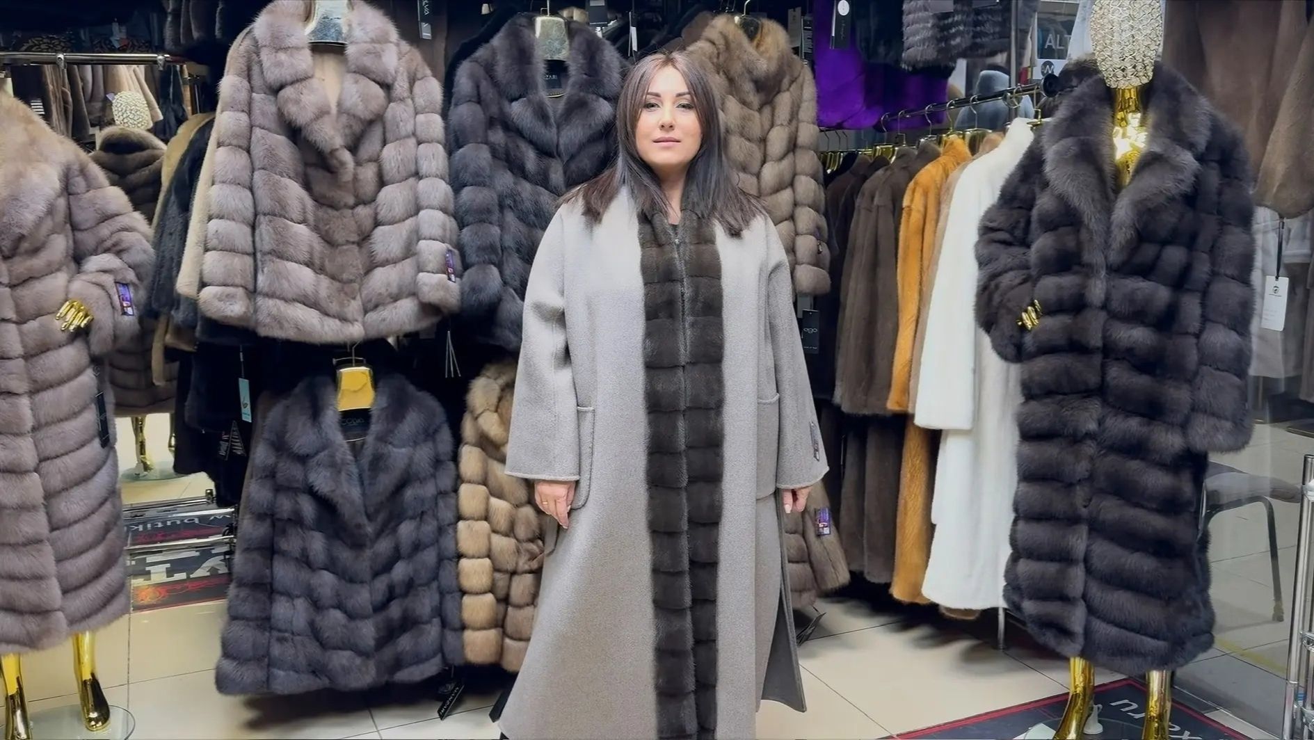 Мягкое золото Шубы из куницы и соболя Бутик меха у Романа