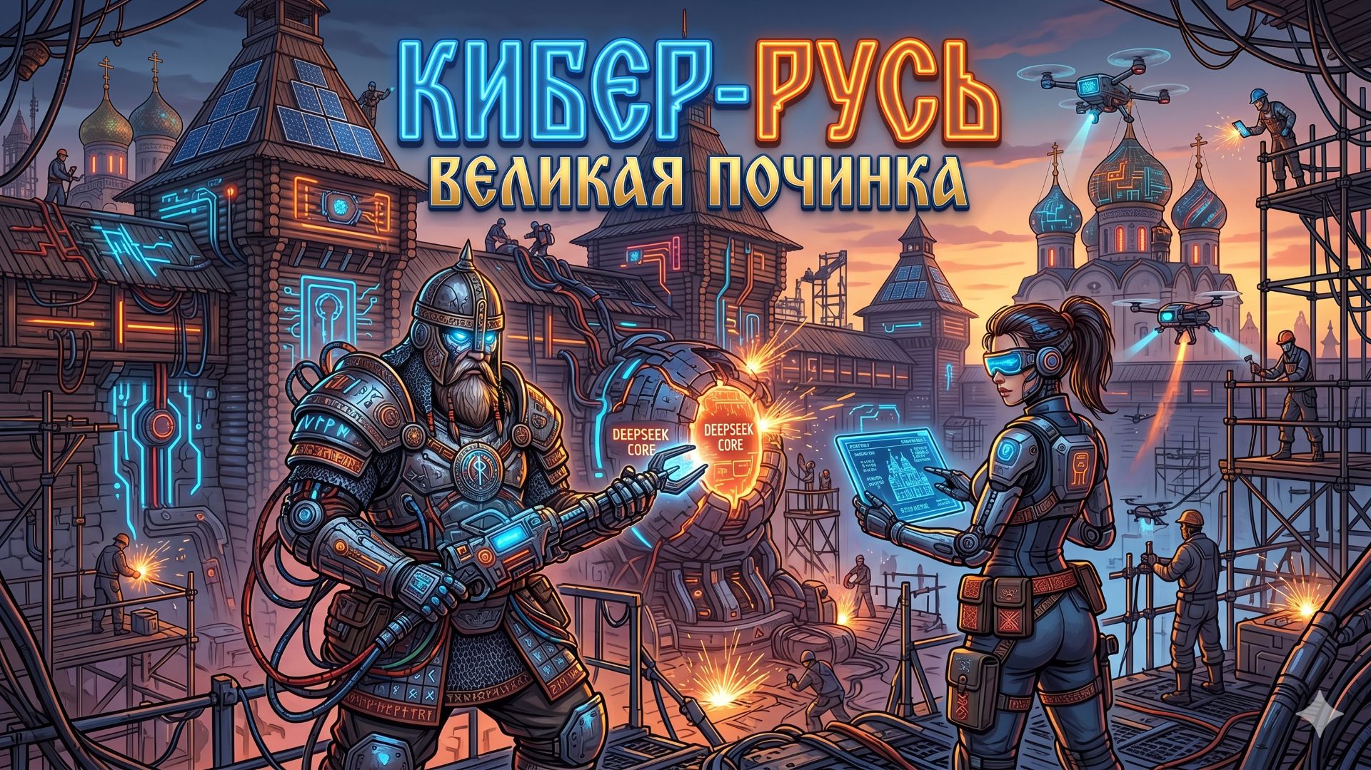 Кибер-Русь Великая Починка DeepSeek V4 и Hermes Agent