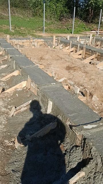 заливка фундамента