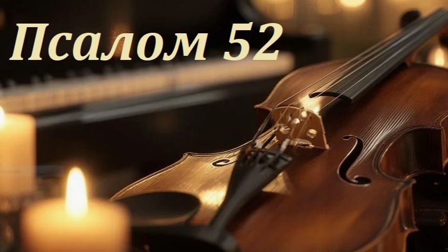 Библия. Псалом 52 с музыкальным оформлением.