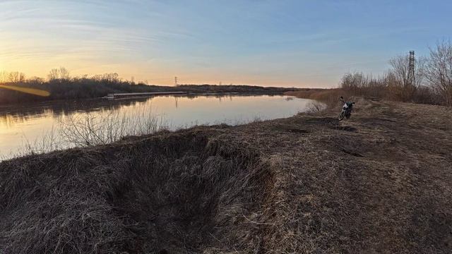 Открытие мотосезона на мопеде .