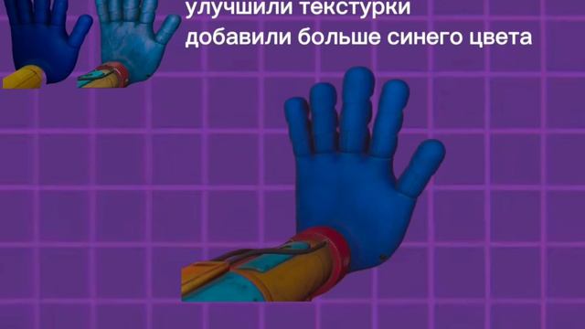 ОБЗОР НА СИНИЮ РУКУ ИЗ ВСЕХ ЧАСТЕЙ POPPYPLAYTIME!