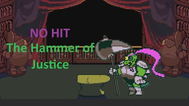 The Hammer Of Jastice NO HIT  Молот справедливости без урона  Deltarune Chapter 4