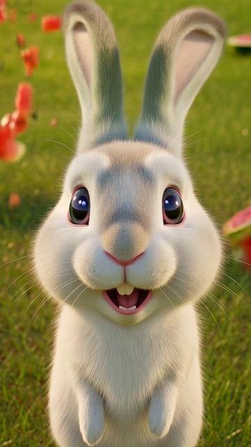 ОН ВЗОРВАЛ АРБУЗ И КРОЛИК СТАЛ АРБУЗОМ 